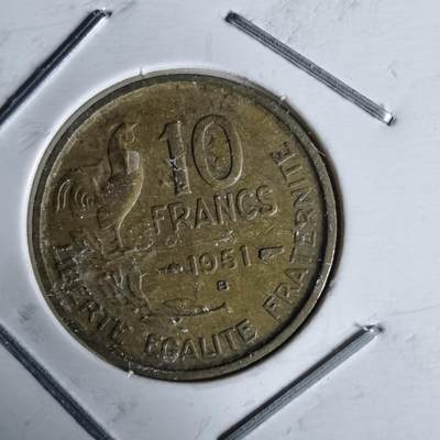 沼泽如烟--第991场 - 法国1951年10法郎