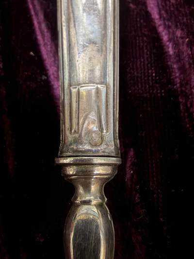 海外回流精品拍卖（五一专场） 法国回流银餐具一套（左起尺寸：19.5cm，16.8cm，18cm，17.2cm，重：178.1g，有款）