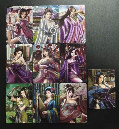 天玑星卡拍第171期《2.12周四截拍年前最后一场》持续收拍收评中 满赠卡需备注 - 唐伯虎九美图+樊梨花 粗闪 十张