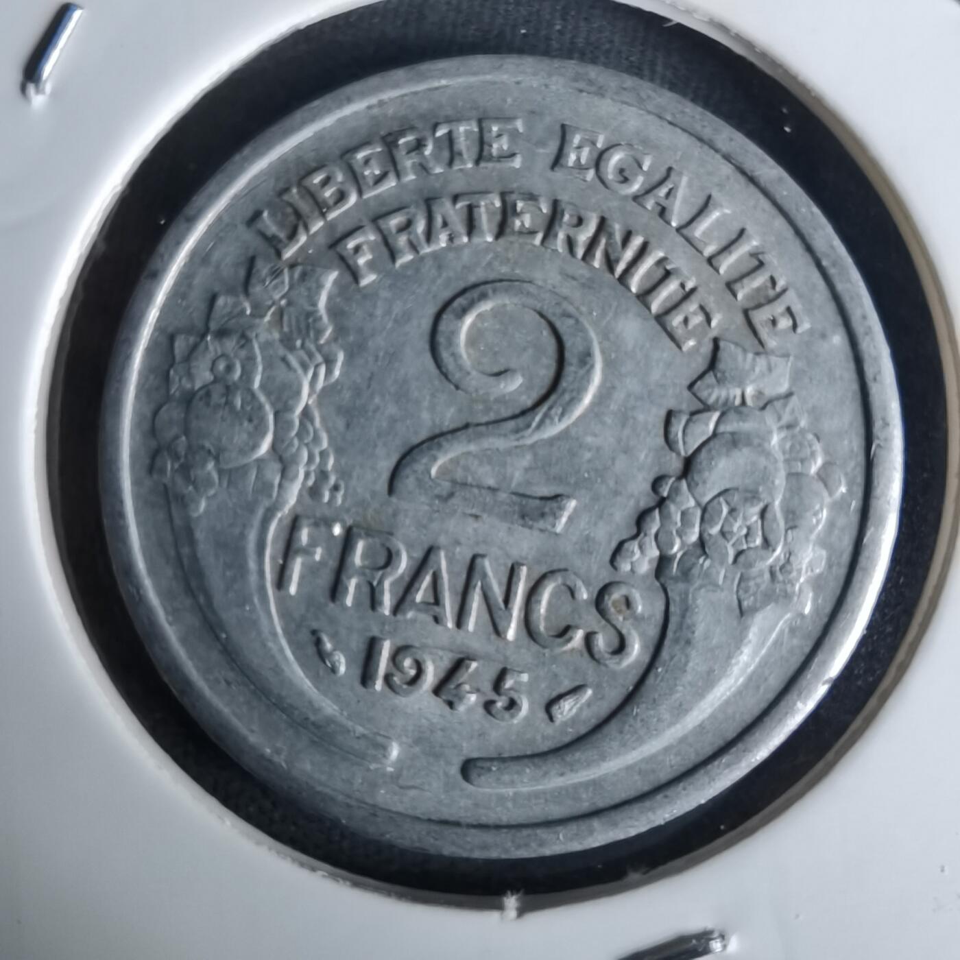 沼泽如烟--第991场 法国1945年2法郎