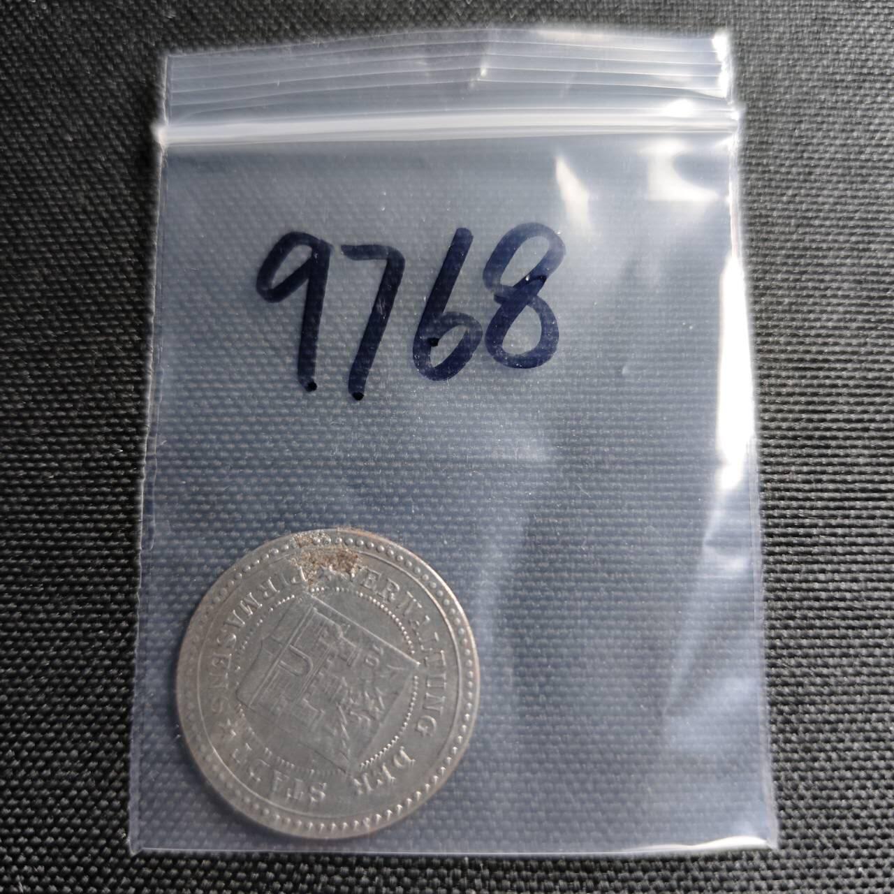 KK钱币收藏小铺  第397期 百期特怕（四拍之一） 2月预留时间 周末发货  1918 德紧皮尔马森斯 50芬尼铁币