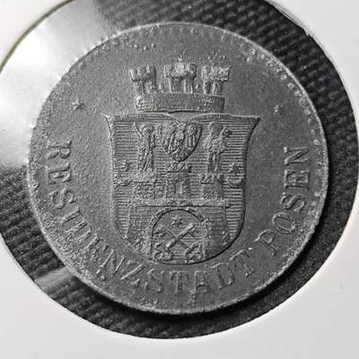 KK钱币收藏小铺  第397期 百期特怕（四拍之一） 2月预留时间 周末发货 -  1917 德紧波森 10芬尼锌币