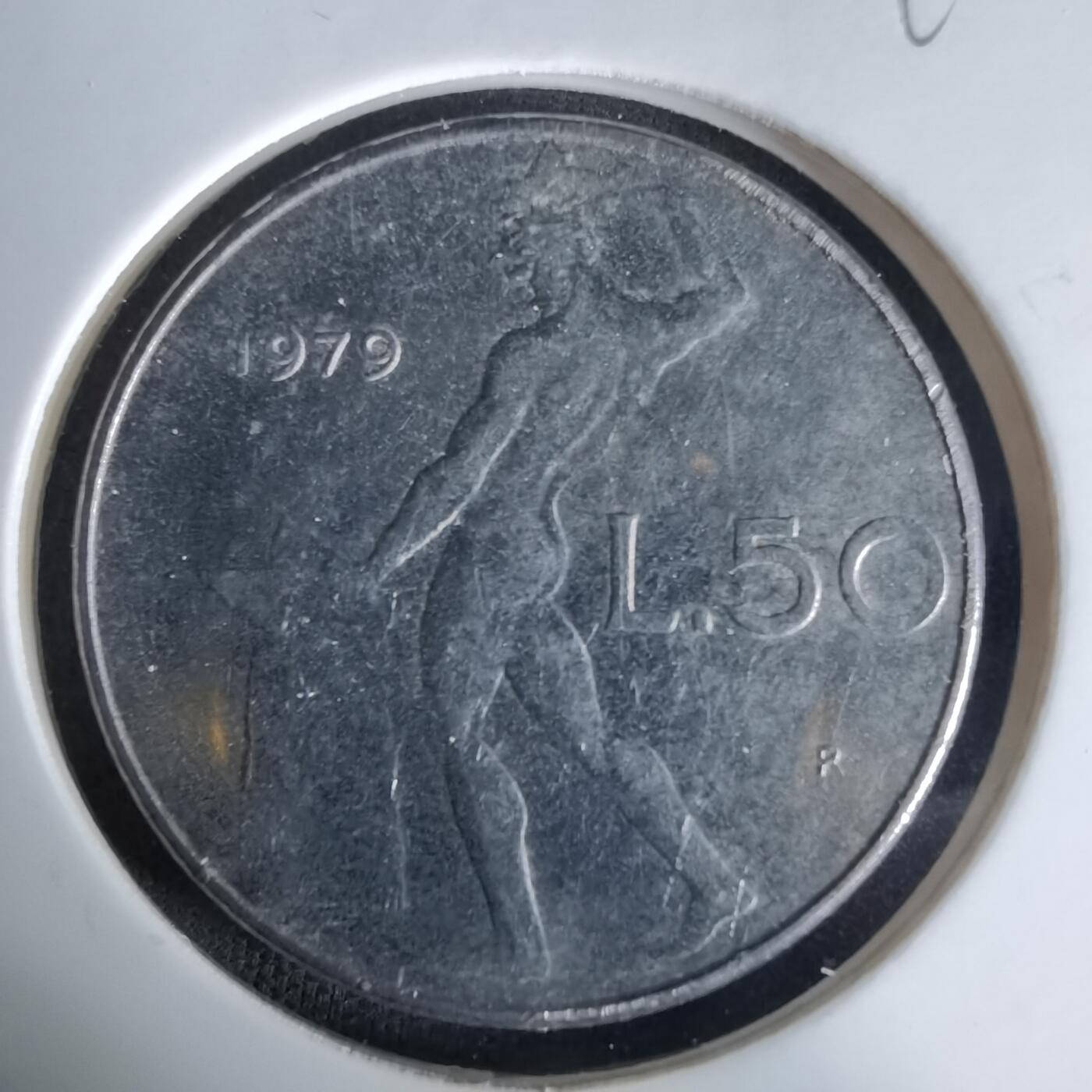 沼泽如烟--第991场 意大利1979年50里拉