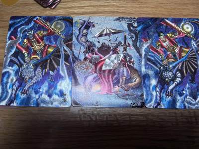 夜之极第三十九期 （2月11日周三晚9点截拍，欢迎竞拍） - 炎卡 问道东方 周胜 钟馗双服饰+古月 钟馗 粗闪