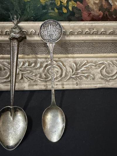 海外回流精品拍卖（五一专场） 法国回流纯银勺子3把（重：32.8g，含银量900左右）