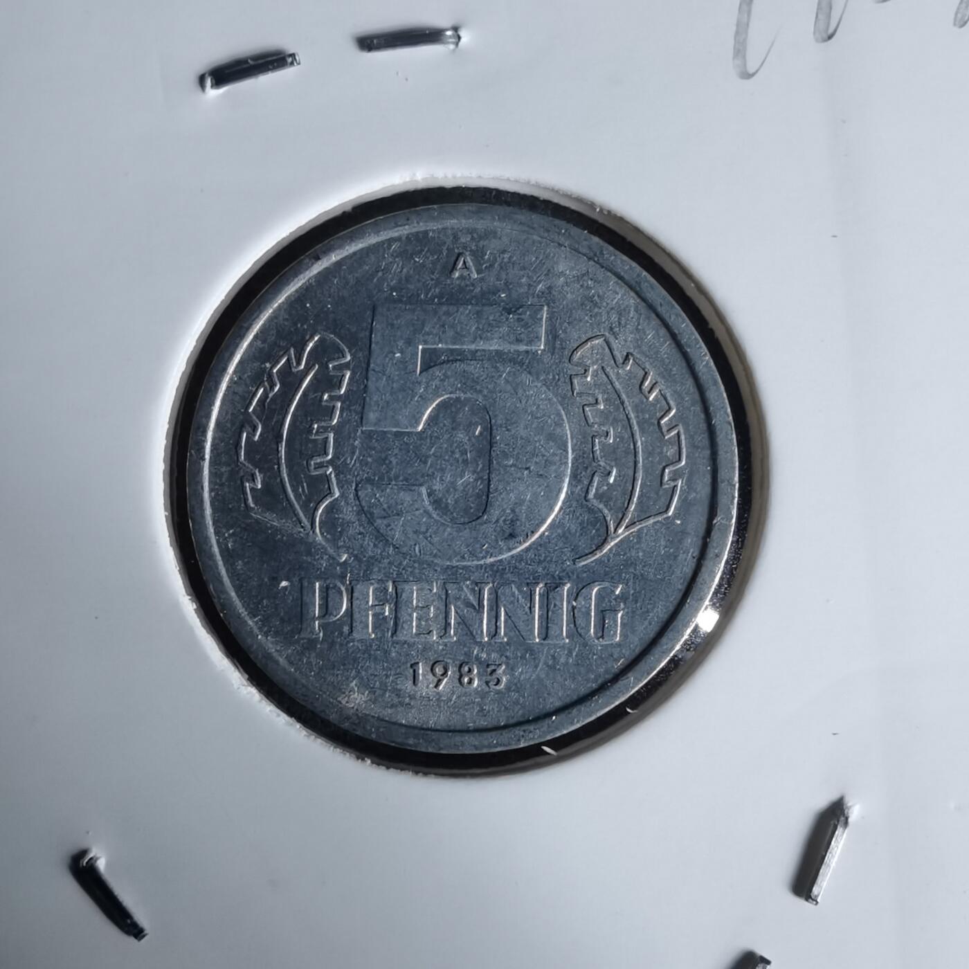 沼泽如烟--第991场 东德1983年5芬尼