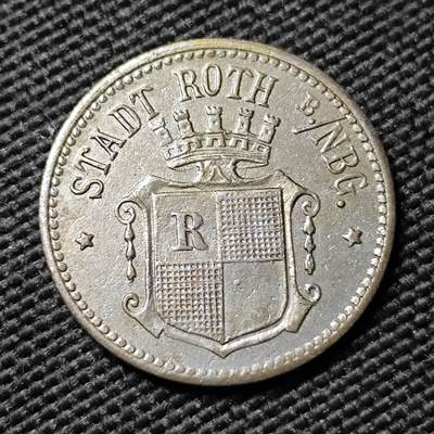 KK钱币收藏小铺  第397期 百期特怕（四拍之一） 2月预留时间 周末发货 - 1918德紧 罗斯市10芬尼 铁币 