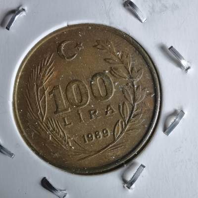 沼泽如烟--第991场 - 土耳其1989年100里拉