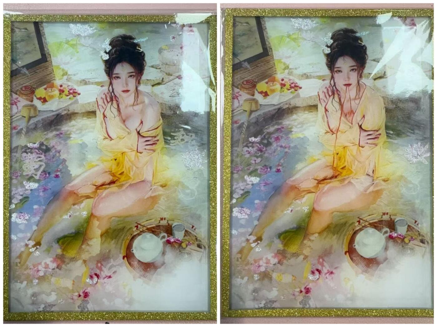 周四第100期阳大大卡牌拍卖第100期（持续收拍品，周六晚上九点截拍，进群福利早知道） 【色纸】焱卡文化 刷子 杜夫人 双服饰 色纸2张 80包炎卡才配一套，极度稀缺，非普通色纸，是高清亚克力色纸