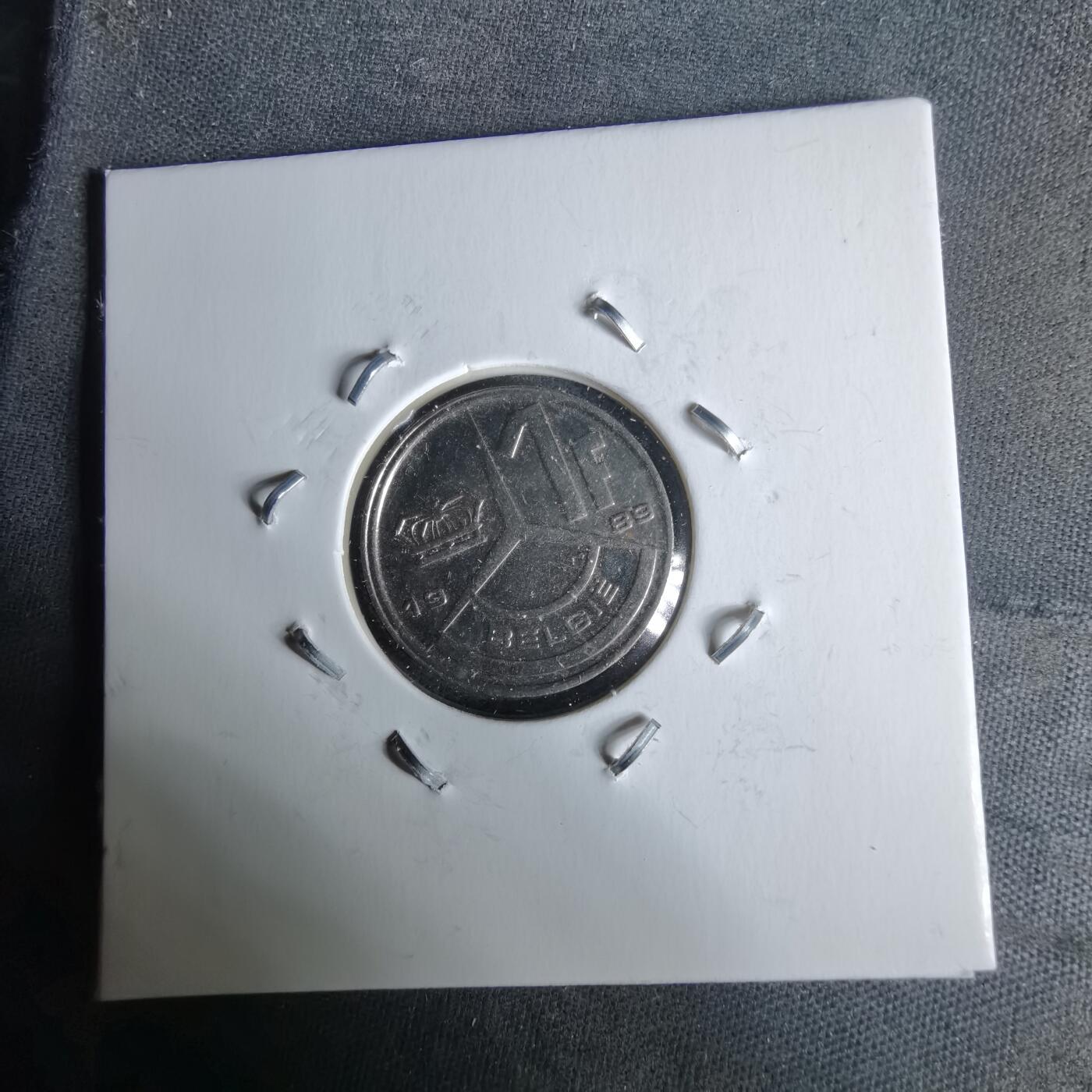 沼泽如烟--第991场 比利时1989年1法郎