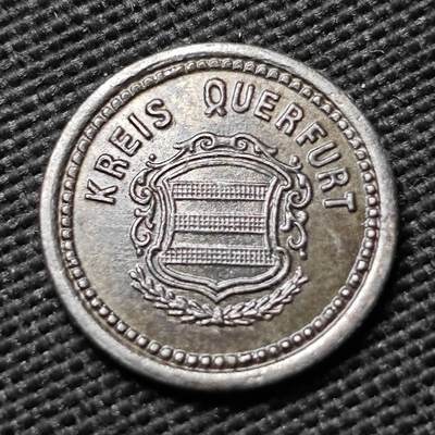 KK钱币收藏小铺  第397期 百期特怕（四拍之一） 2月预留时间 周末发货 - 1918 德紧奎尔福特5芬尼 铁币