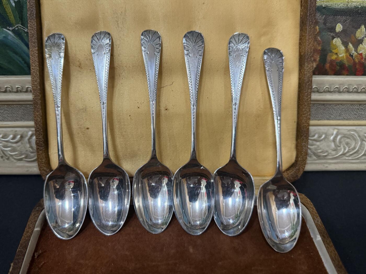 海外回流春节精品专场（一） 法国回流银质勺子一套（12.1cm，82.8g，有款）