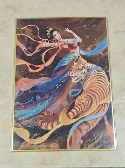 夜之极第三十九期 （2月11日周三晚9点截拍，欢迎竞拍） - 【亲签】山河潮玩 十二生肖 青朴 虎 A4色卡