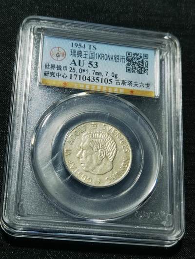 天下钱庄专场欢迎参拍 - 瑞典1克朗银币