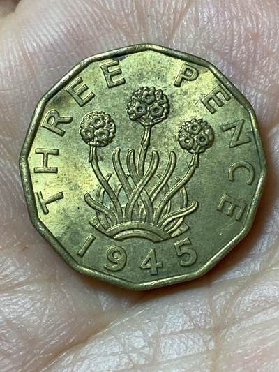 2026年第二十三场(总第一百九十二场）外国好品散币场(年后发货) - 原光好品–英国🇬🇧1945年3便士(乔治六世第一版)