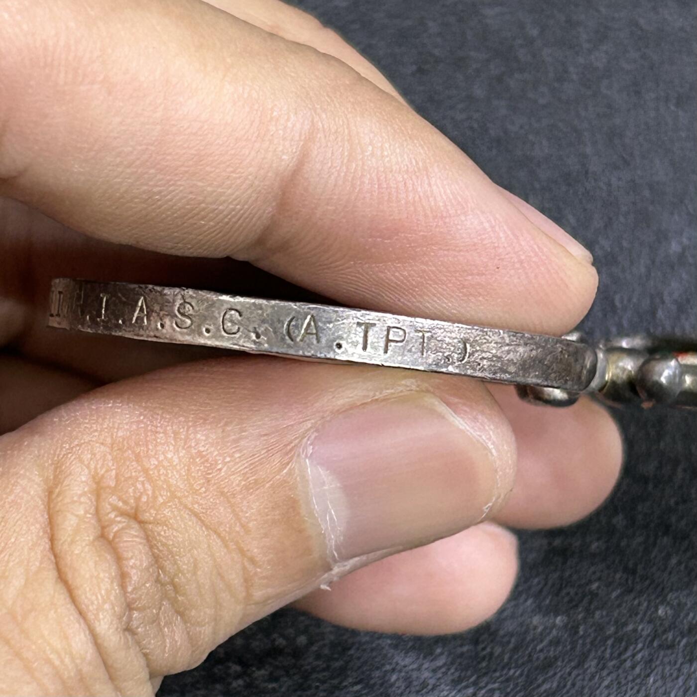 西秦中古拍卖第七十七期 2026马年新春专场 本场拍品年初九发出 英国印度服役奖章 乔治六世版 西北边境条 银制 