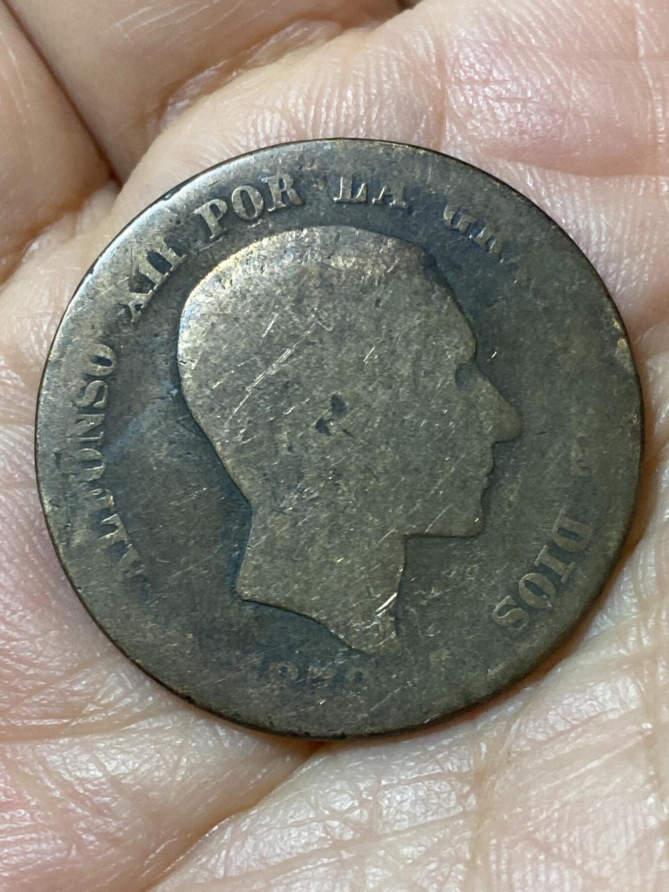 2026年第二十三场(总第一百九十二场）外国好品散币场(年后发货) 西班牙王国1879年10分(阿方索十二世，八角星标巴塞罗那造，关门年仅发行3年)