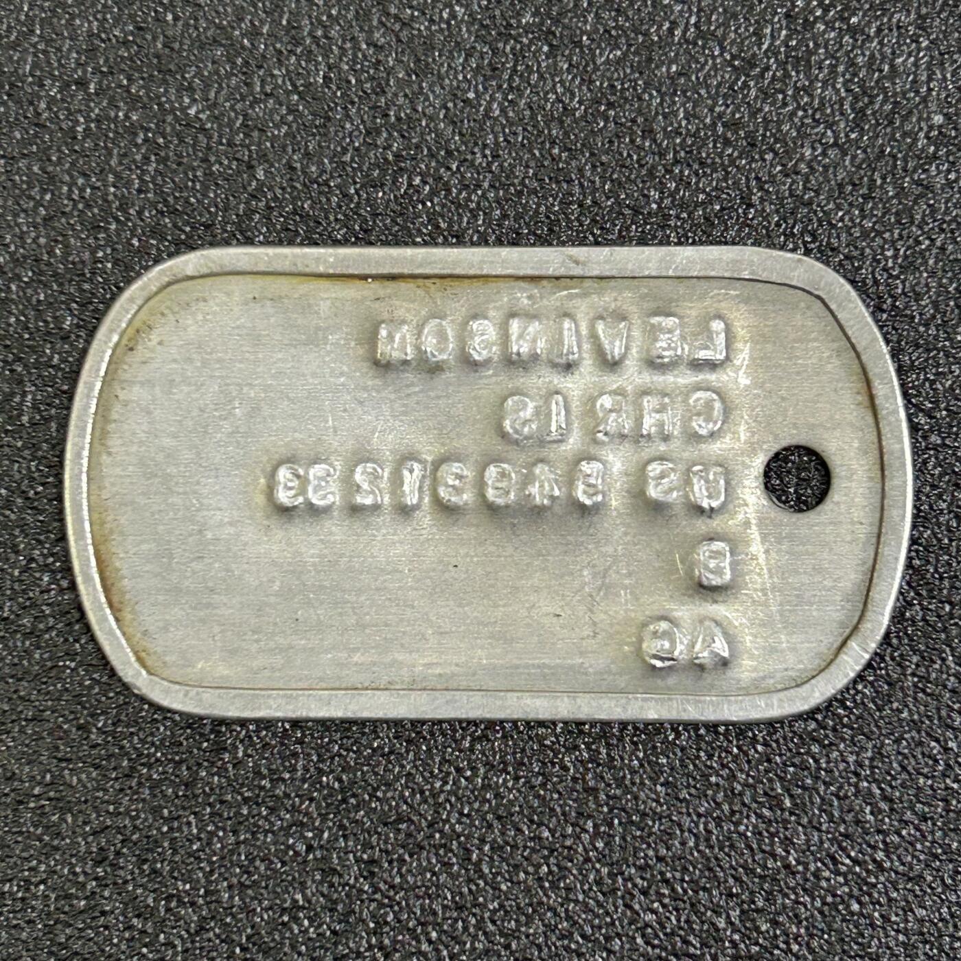 西秦中古拍卖第七十七期 2026马年新春专场 本场拍品年初九发出 越南战争时期 美军身份牌3号