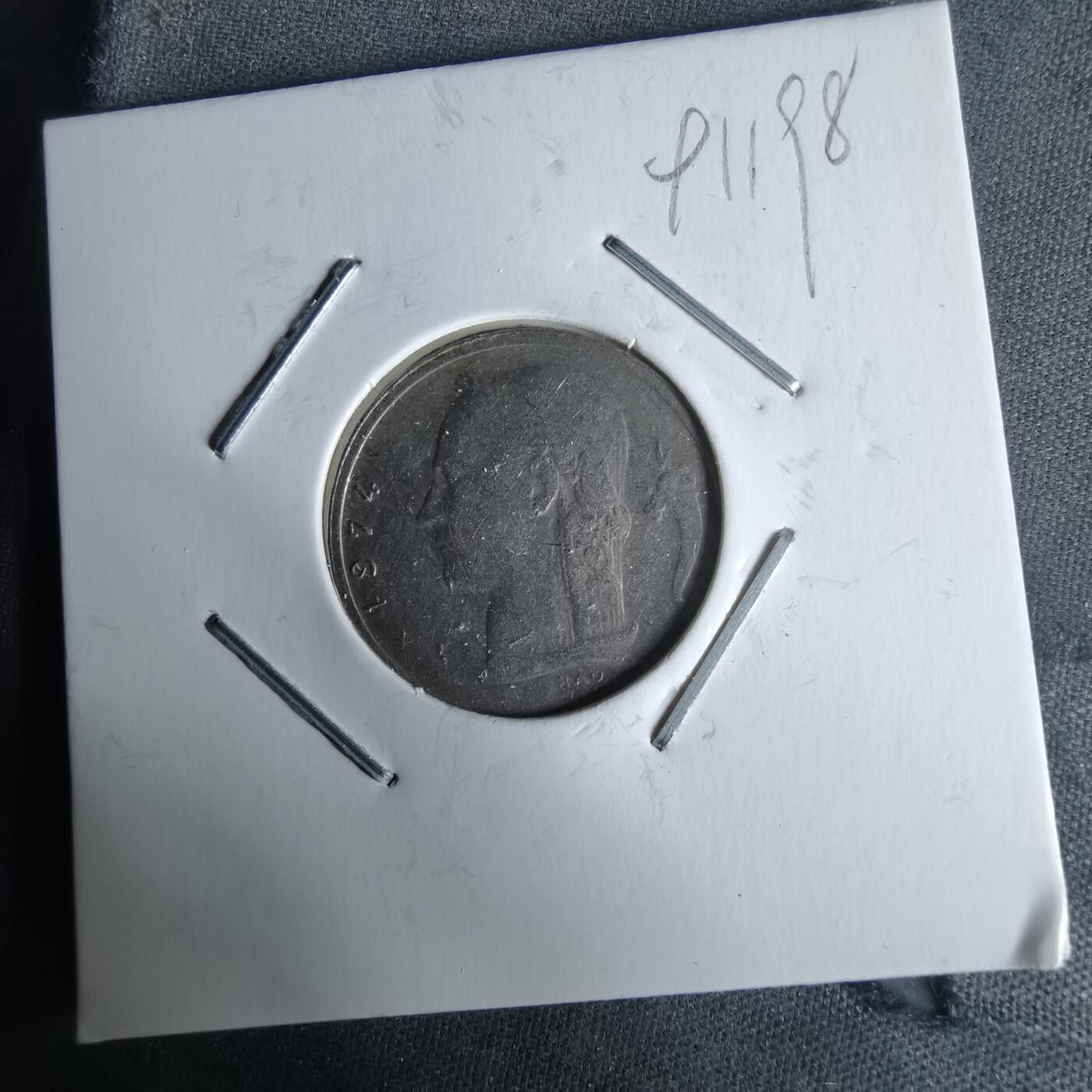 沼泽如烟--第991场 比利时1974年1法郎