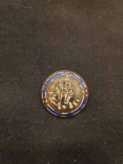 （450件！制服徽章盛宴）罗岚⭐爱藏⭐年前甄选大拍场-店主清仓处理-分享拍场额外现金红包（实体经营） - 泰国二战战时拉玛八世御赐银制二战皇家军队士兵奖章 银珐琅 非常稀少背后带有标