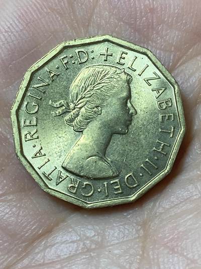 2026年第二十三场(总第一百九十二场）外国好品散币场(年后发货) - 原光好品–英国🇬🇧1963年3便士(伊丽莎白二世青年桂冠第二版)