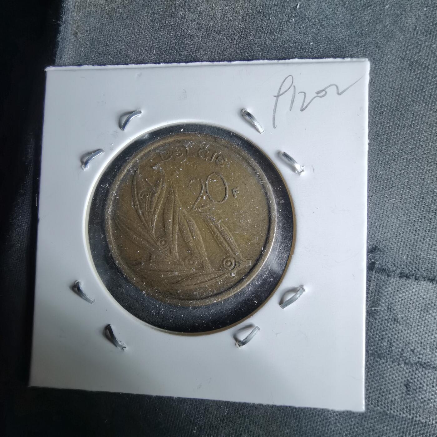 沼泽如烟--第991场 比利时1981年20法郎