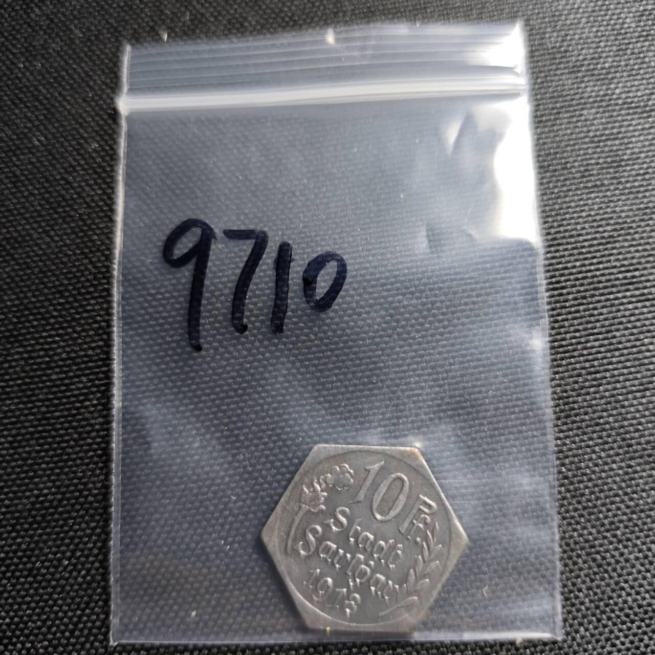 KK钱币收藏小铺  第397期 百期特怕（四拍之一） 2月预留时间 周末发货  1918 德紧 绍尔高10芬尼铁币