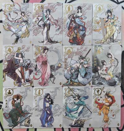 丫丫卡拍-场主生日🎂全场包邮（3月1日22：00截拍） 【普卡】橙卡文化--百媚西游 主卡+场景卡+解锁卡 一套22张一弹全