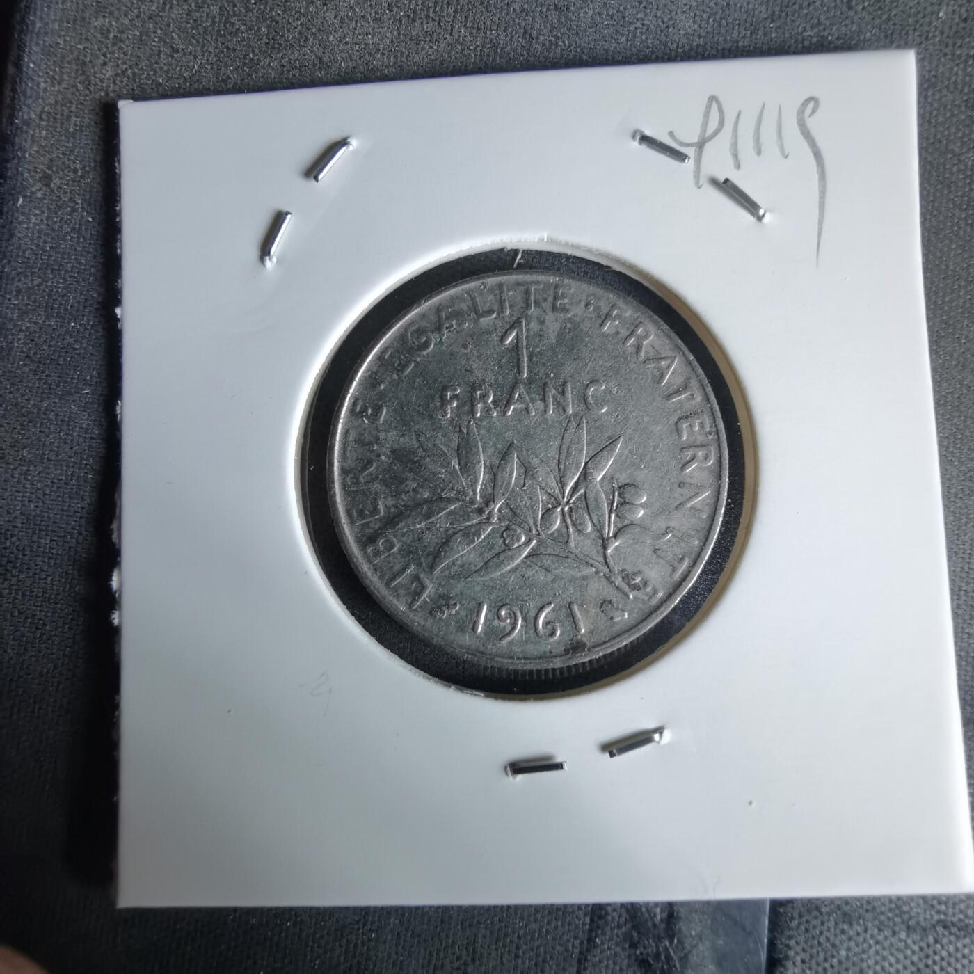 沼泽如烟--第991场 法国1961年1法郎