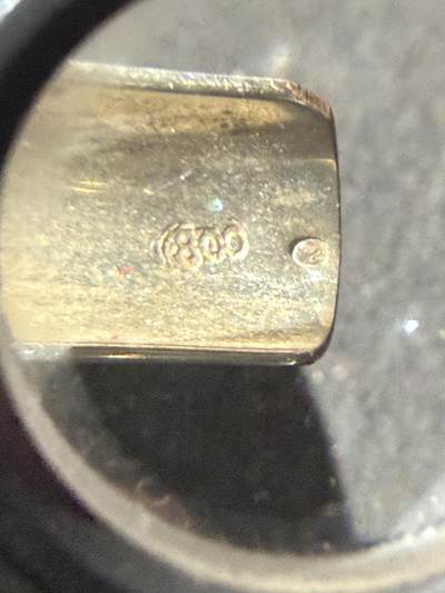 海外回流精品拍卖（五一专场） 法国回流19世纪银制烟灰缸800银（尺寸：8.5cm，28g，有银款800）