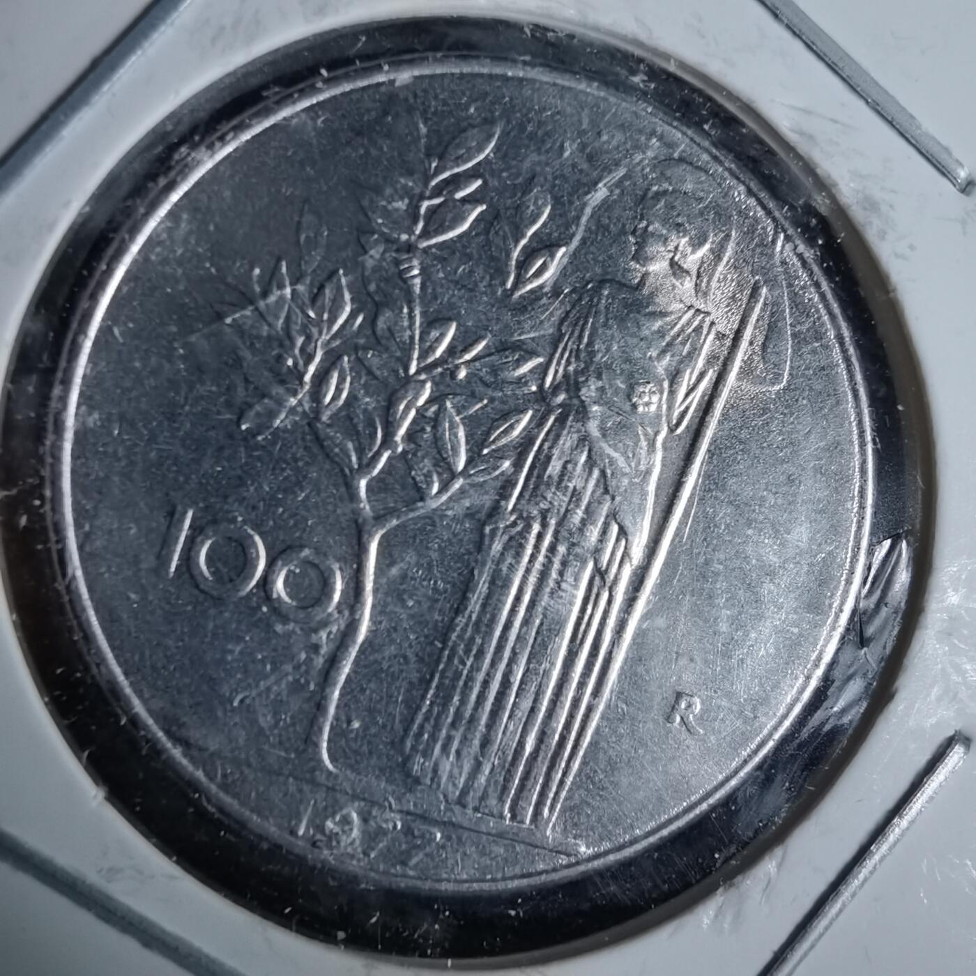 沼泽如烟--第991场 意大利1977年100里拉