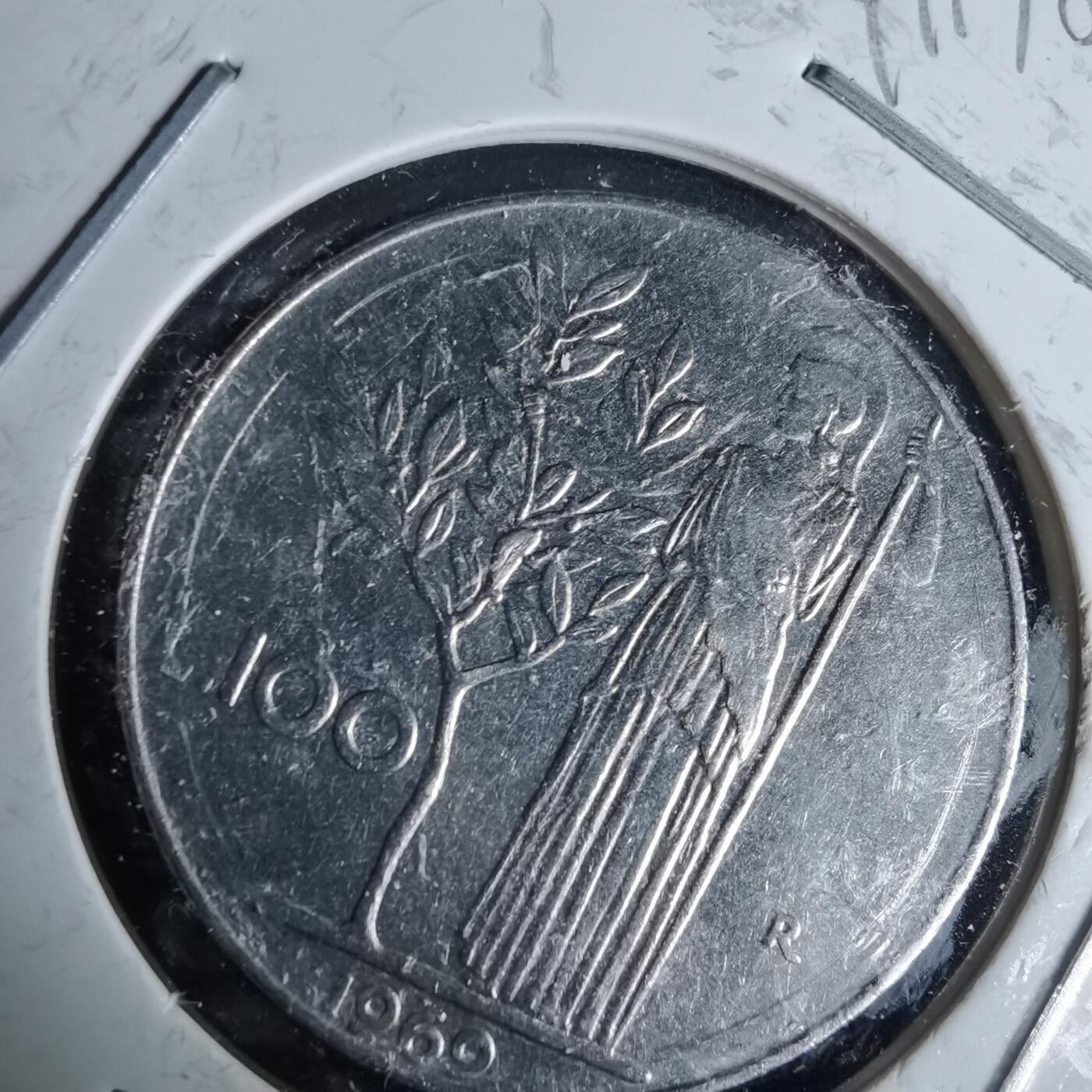 沼泽如烟--第991场 意大利1960年100里拉