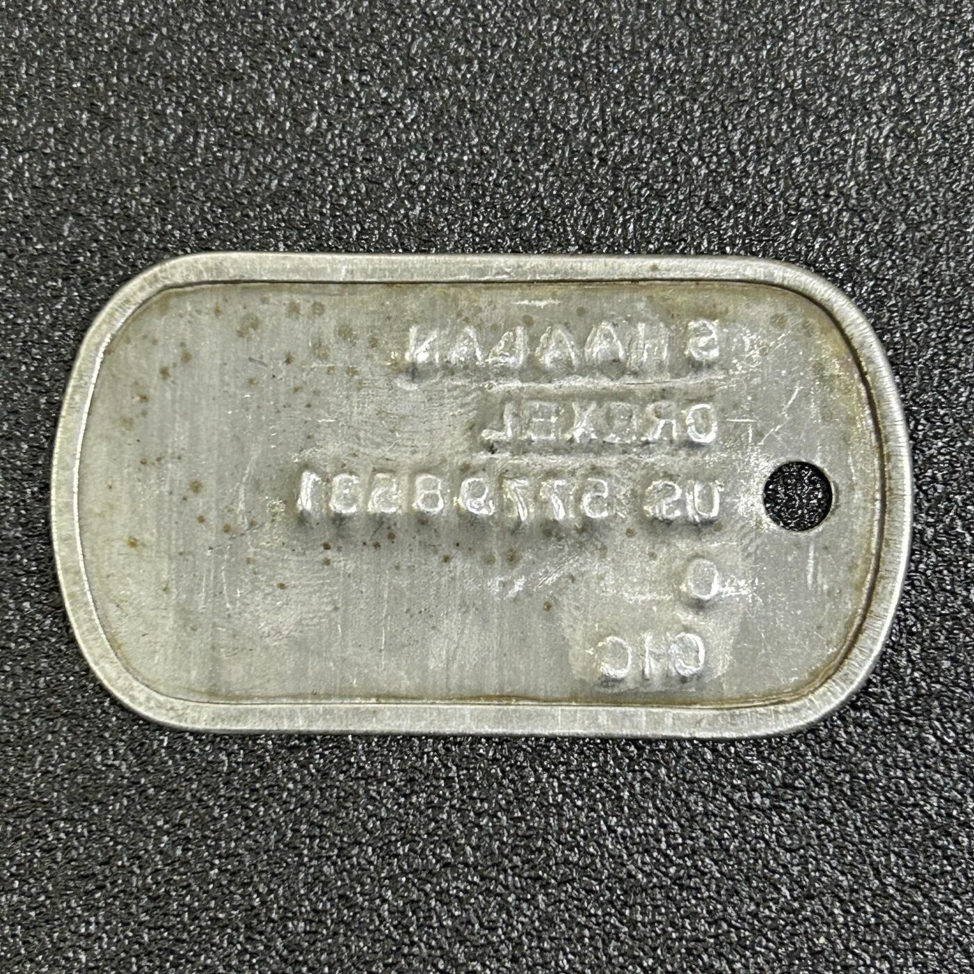 西秦中古拍卖第七十七期 2026马年新春专场 本场拍品年初九发出 越南战争时期 美军身份牌1号