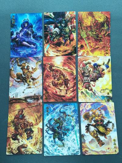 第114期阳大大卡牌拍卖第114期（持续收拍品，周五晚上九点截拍，进群福利早知道） 【兑换】卡德曼 杆子西游记 小全套54张