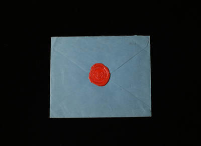 欢庆春节！戎马世界章牌大赏第112期春节大拍  德专场 - 德皇威廉二世晋级威廉·沙克为海军中将的内阁敕令的原始寄送信封（背面这个帝国鹰红色封蜡真好看）