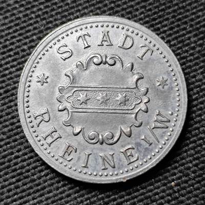 KK钱币收藏小铺  第397期 百期特怕（四拍之一） 2月预留时间 周末发货 -  1918 德紧赖讷市 25芬尼铁币