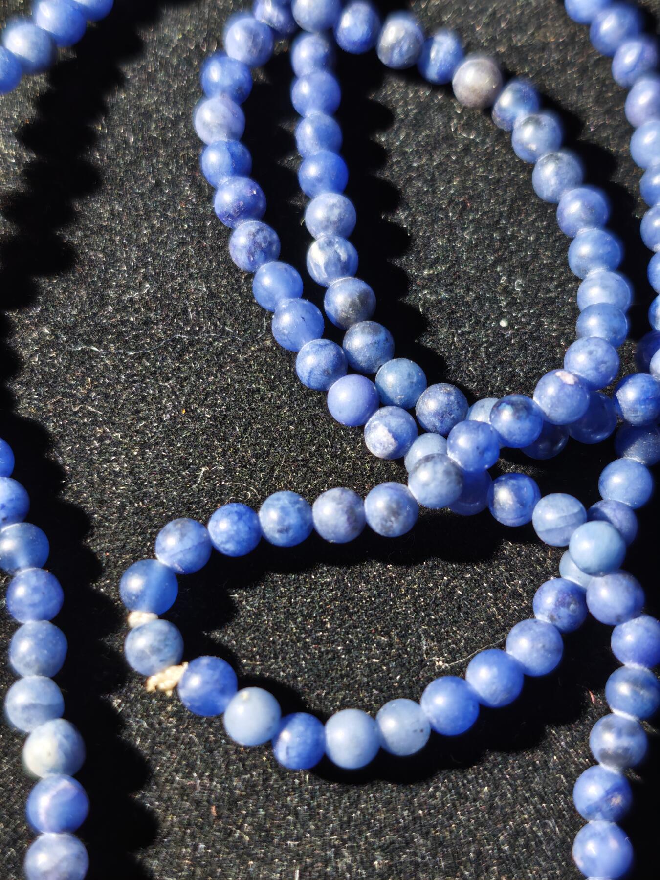 117期新疆红钱粟特钱币丝路钱币专场 青金石手串