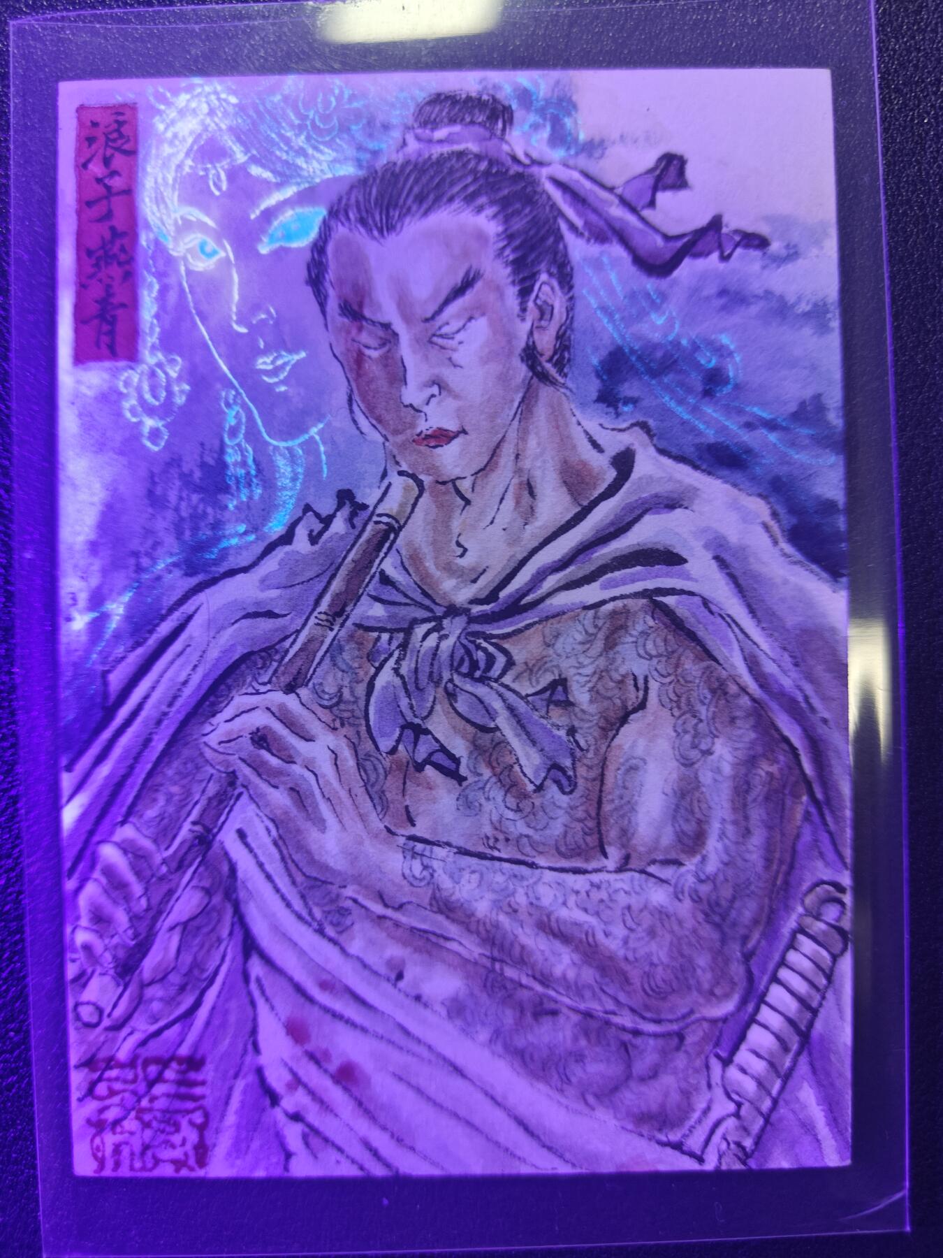 天玑星卡拍第172期《2.23周一截拍》持续收拍收评中 满赠卡需备注 【手绘卡】张先军 浪子燕青 手绘卡 特效有惊喜