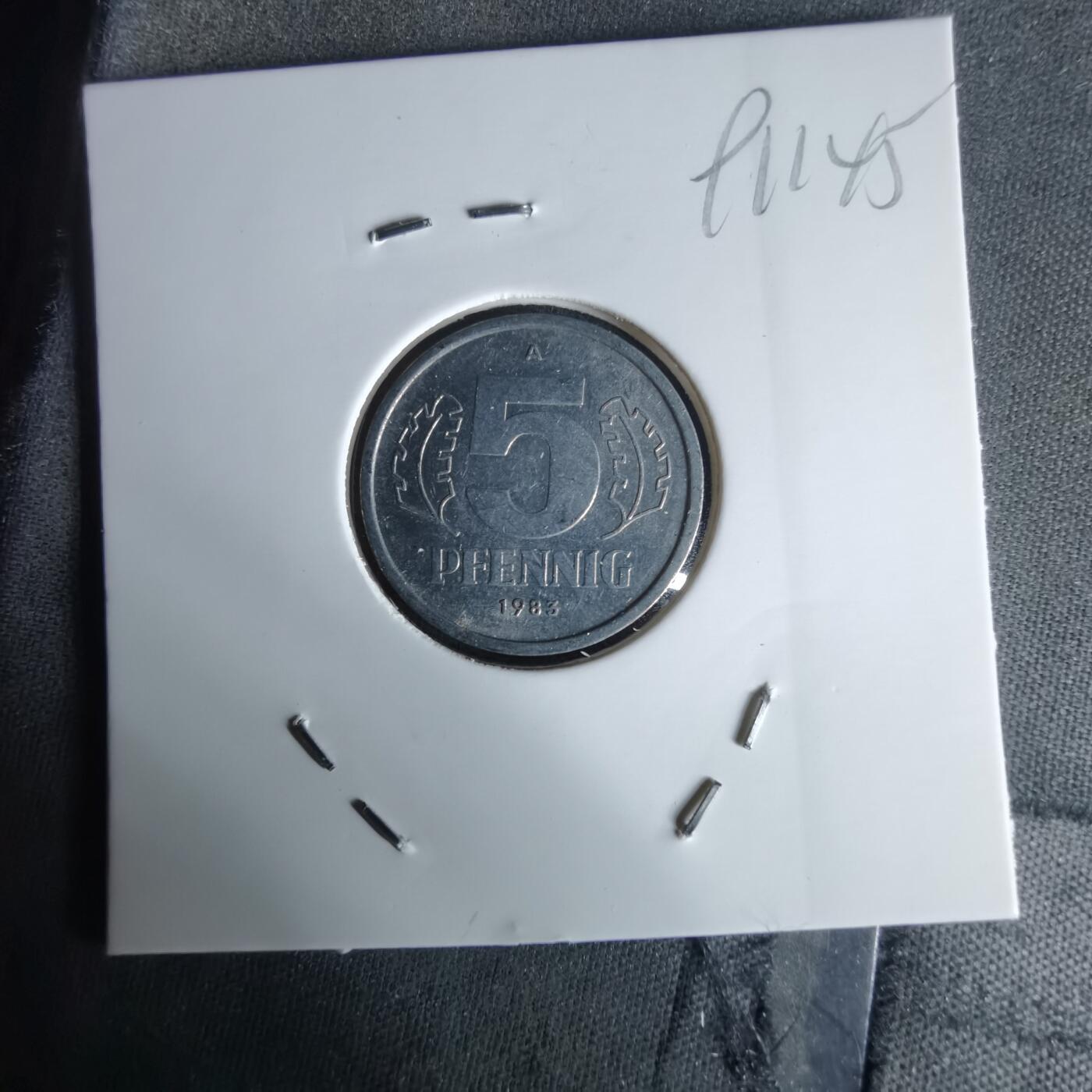 沼泽如烟--第991场 东德1983年5芬尼