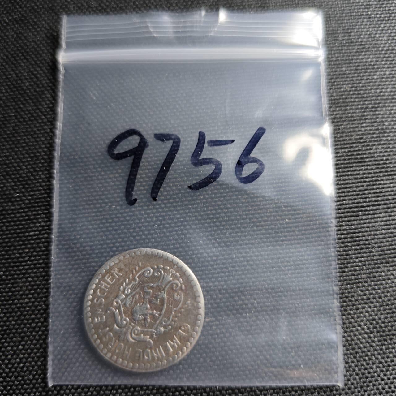 KK钱币收藏小铺  第397期 百期特怕（四拍之一） 2月预留时间 周末发货 1919 德紧霍斯特市 10芬尼铁币 