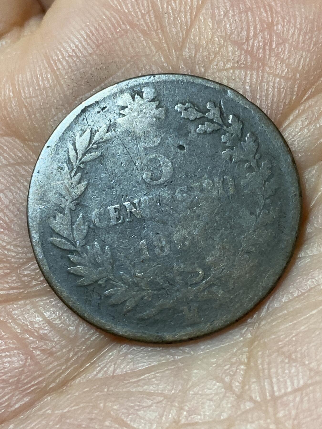 2026年第二十三场(总第一百九十二场）外国好品散币场(年后发货) 意大利王国1861年5分(维托里奥·埃马努埃莱二世，M标米兰造，首发年仅发行2年)