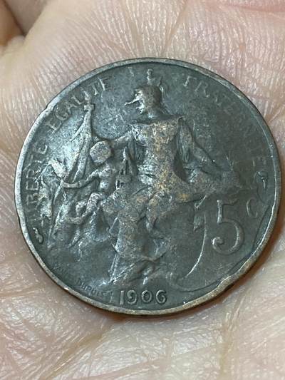 2026年第二十三场(总第一百九十二场）外国好品散币场(年后发货) - 法兰西第三共和国1906年5生丁