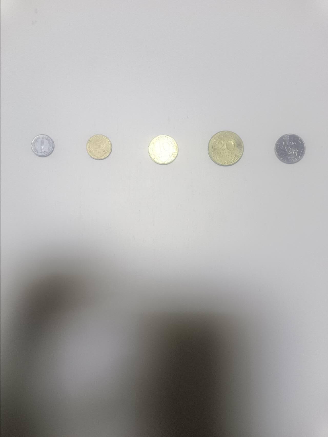 【20260212】非全新纸币和硬币第334场 法国5枚硬币