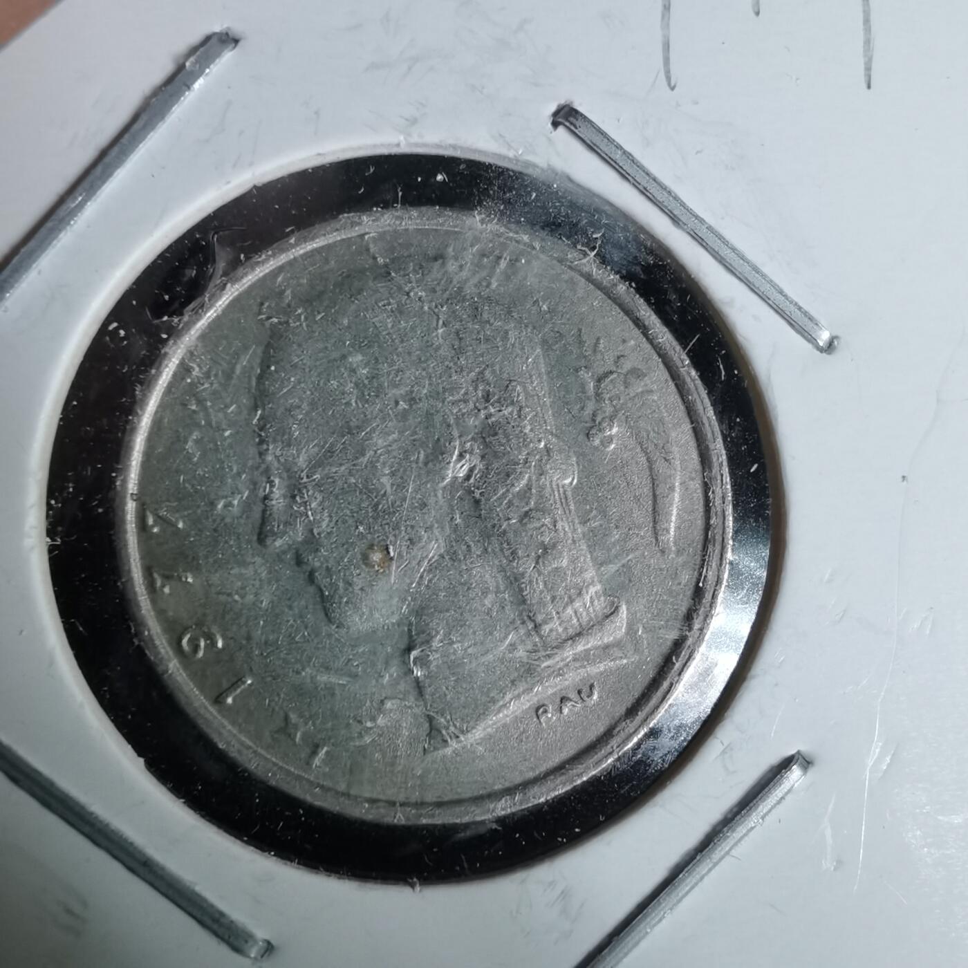 沼泽如烟--第991场 比利时1977年1法郎