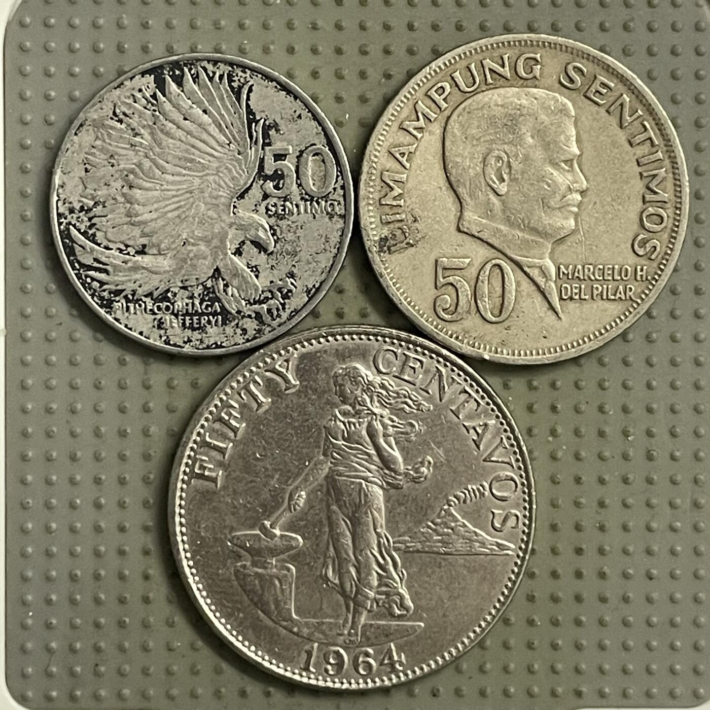 2026年第26场各国散币拍卖（总第176场）年前发货截止到11号 菲律宾50分3枚