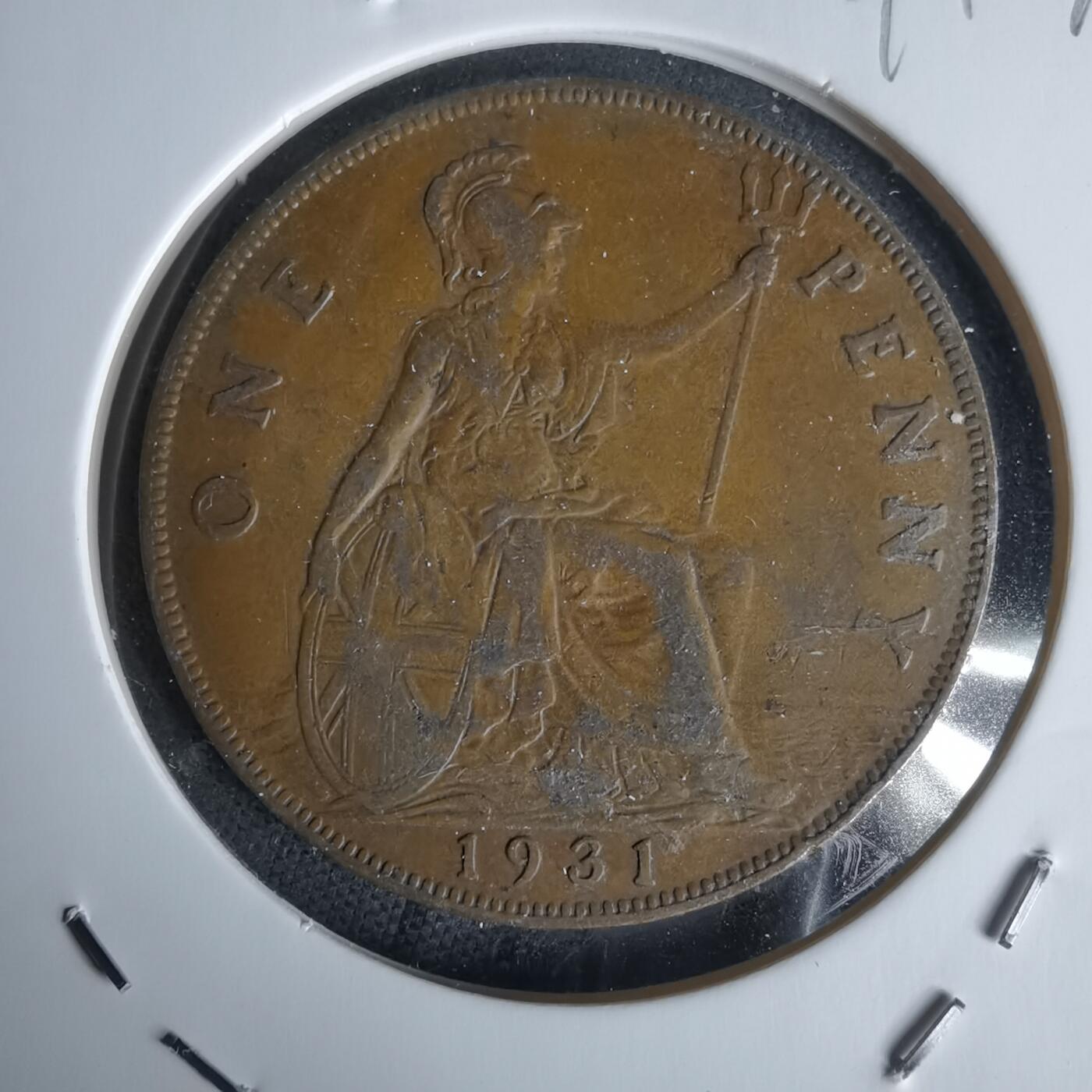 沼泽如烟--第991场 英国1931年1便士