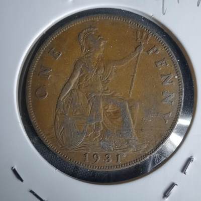 沼泽如烟--第991场 - 英国1931年1便士