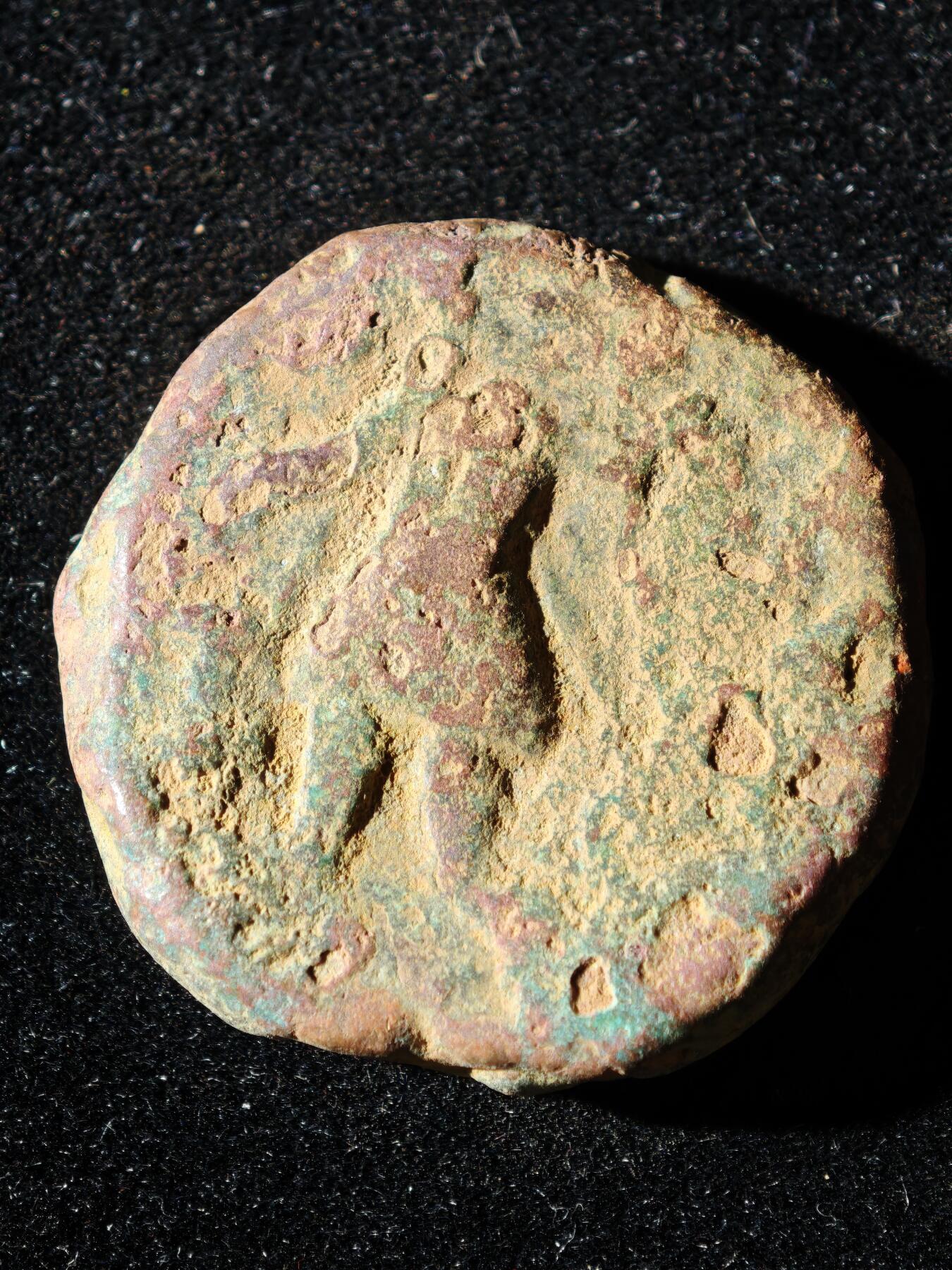 117期新疆红钱粟特钱币丝路钱币专场 A2丝路铜币