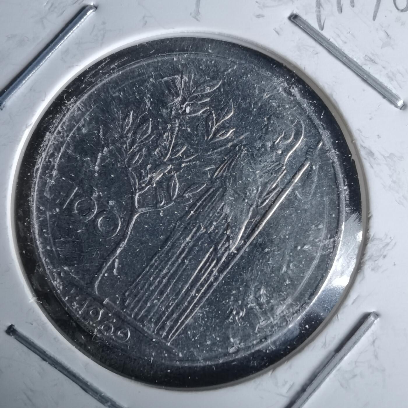 沼泽如烟--第991场 意大利1960年100里拉