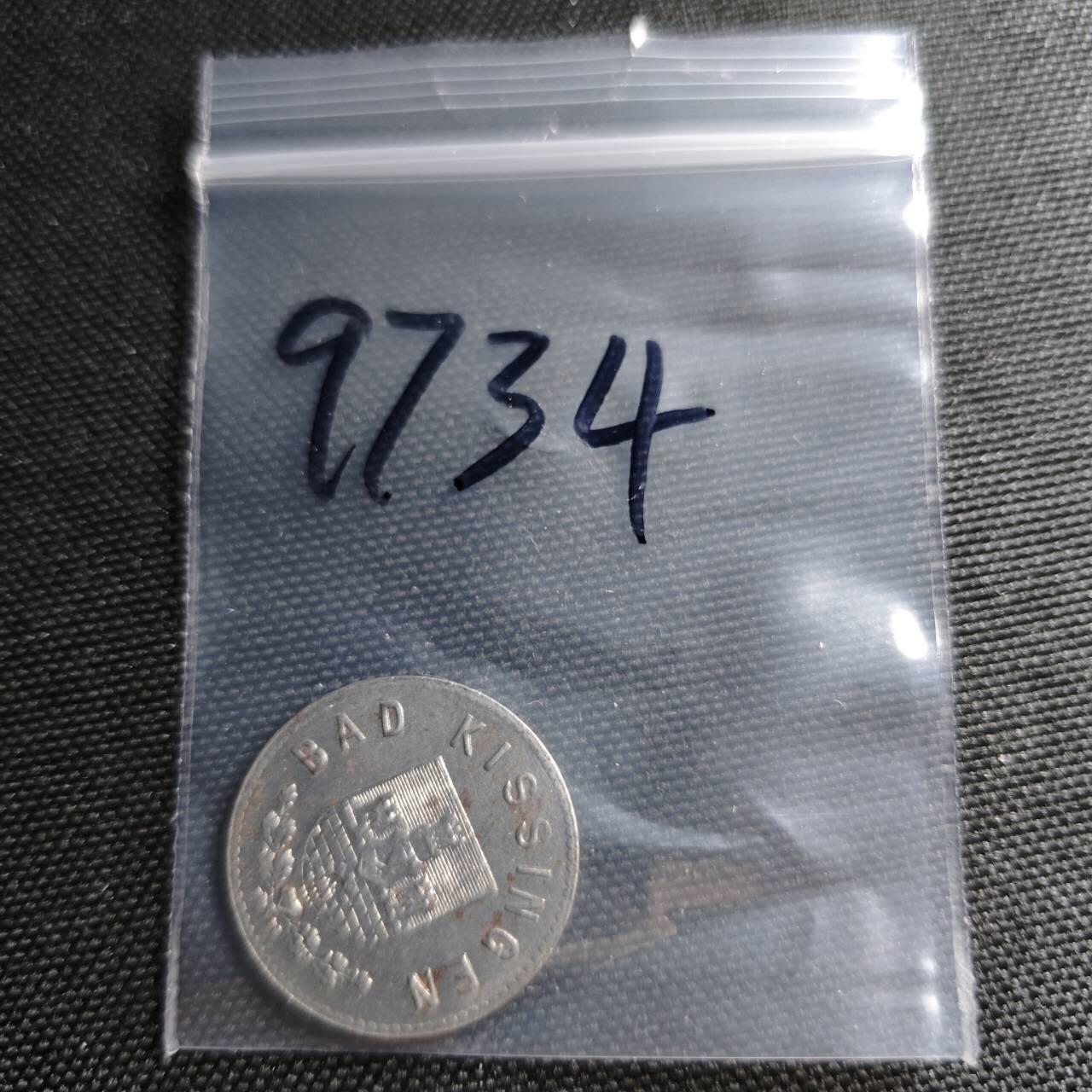 KK钱币收藏小铺  第397期 百期特怕（四拍之一） 2月预留时间 周末发货  1920 德紧 巴特基辛根市 10芬尼铁币